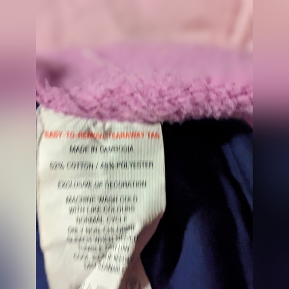 Kirkland Signature Pink Long Sleave Jacket- Girla 12/14 L - Picture 3 of 10